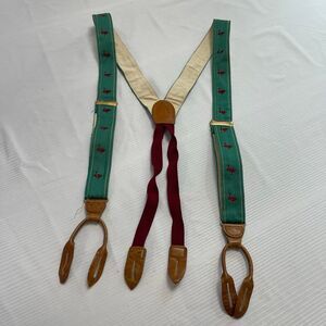 Cole Haan Vintage Duck Suspenders Braces Rare